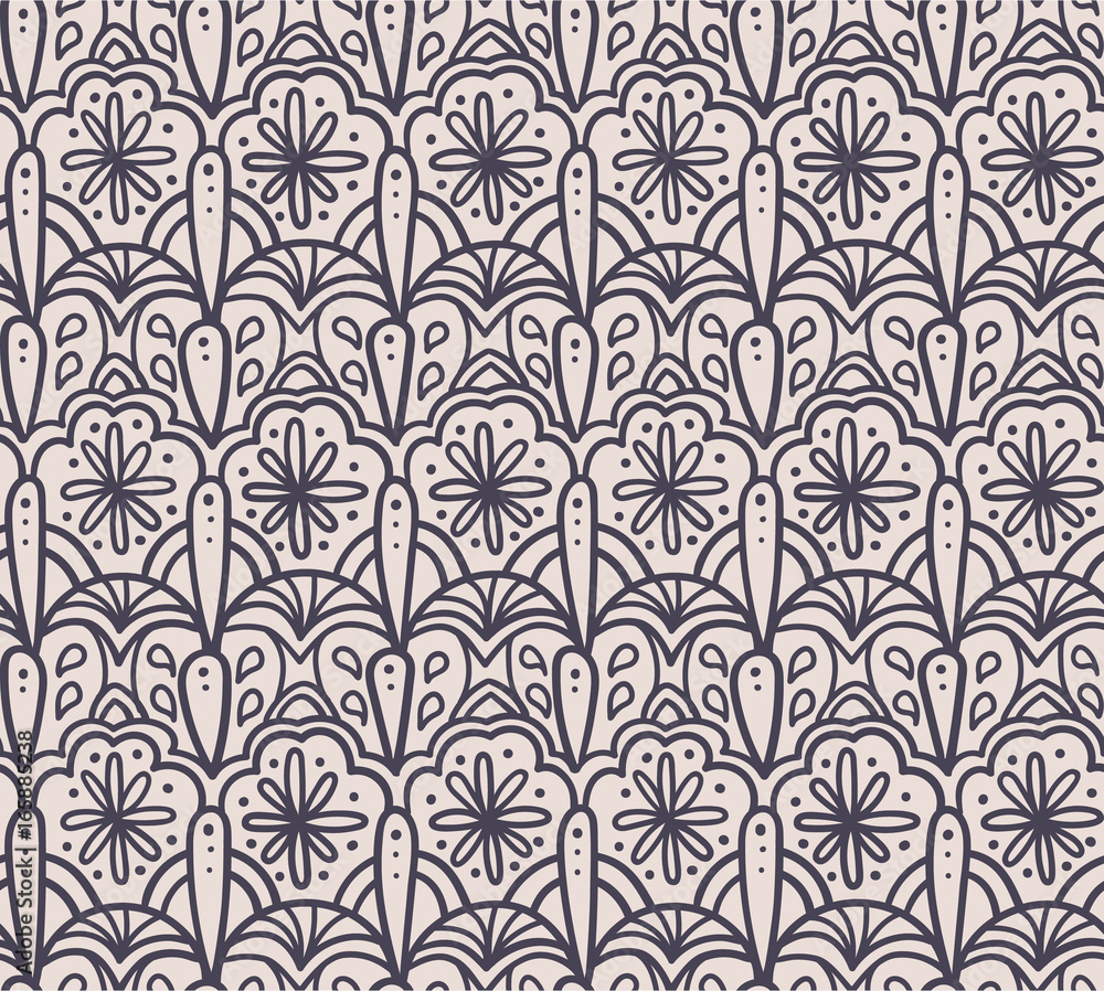 Mehndi Inspired Seamless Pattern Mehndi Inspired Seamless Pattern