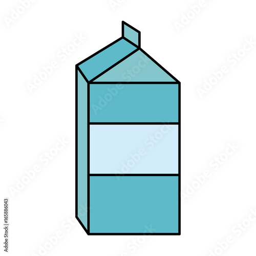 blank label milk carton icon image