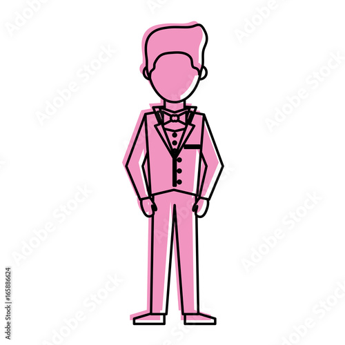 man in suit icon image