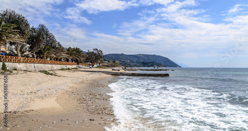 Ouranopoli coastline photo