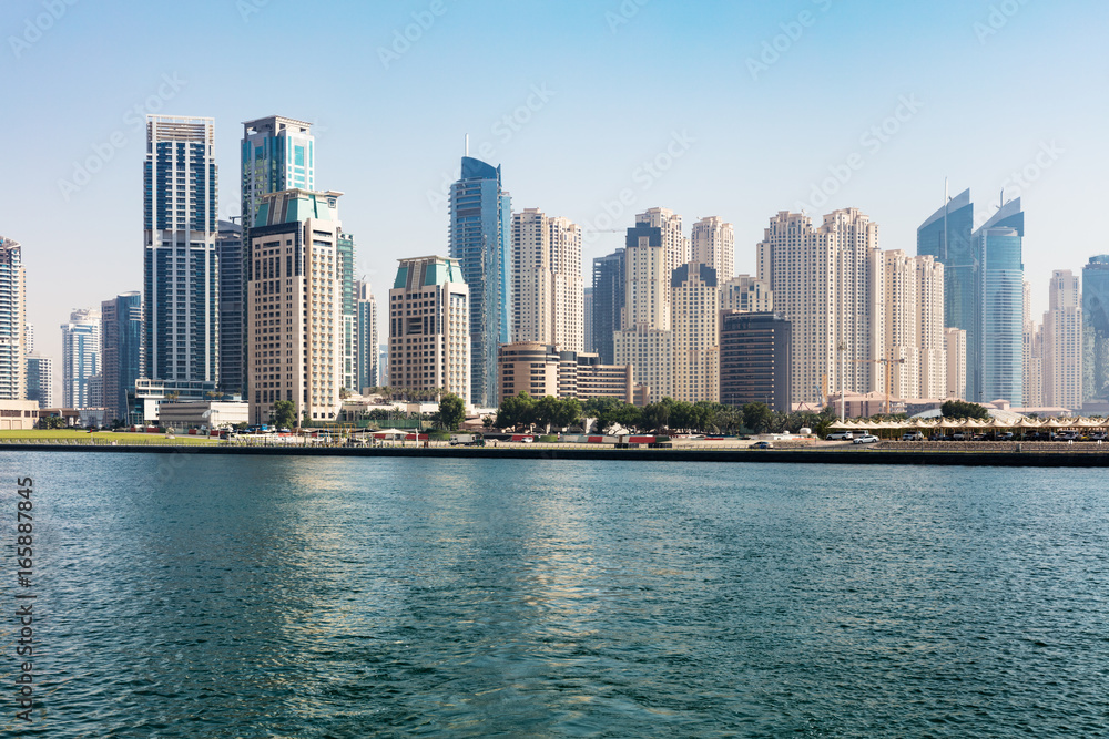 Obraz premium Skyscrapers In Dubai Marina