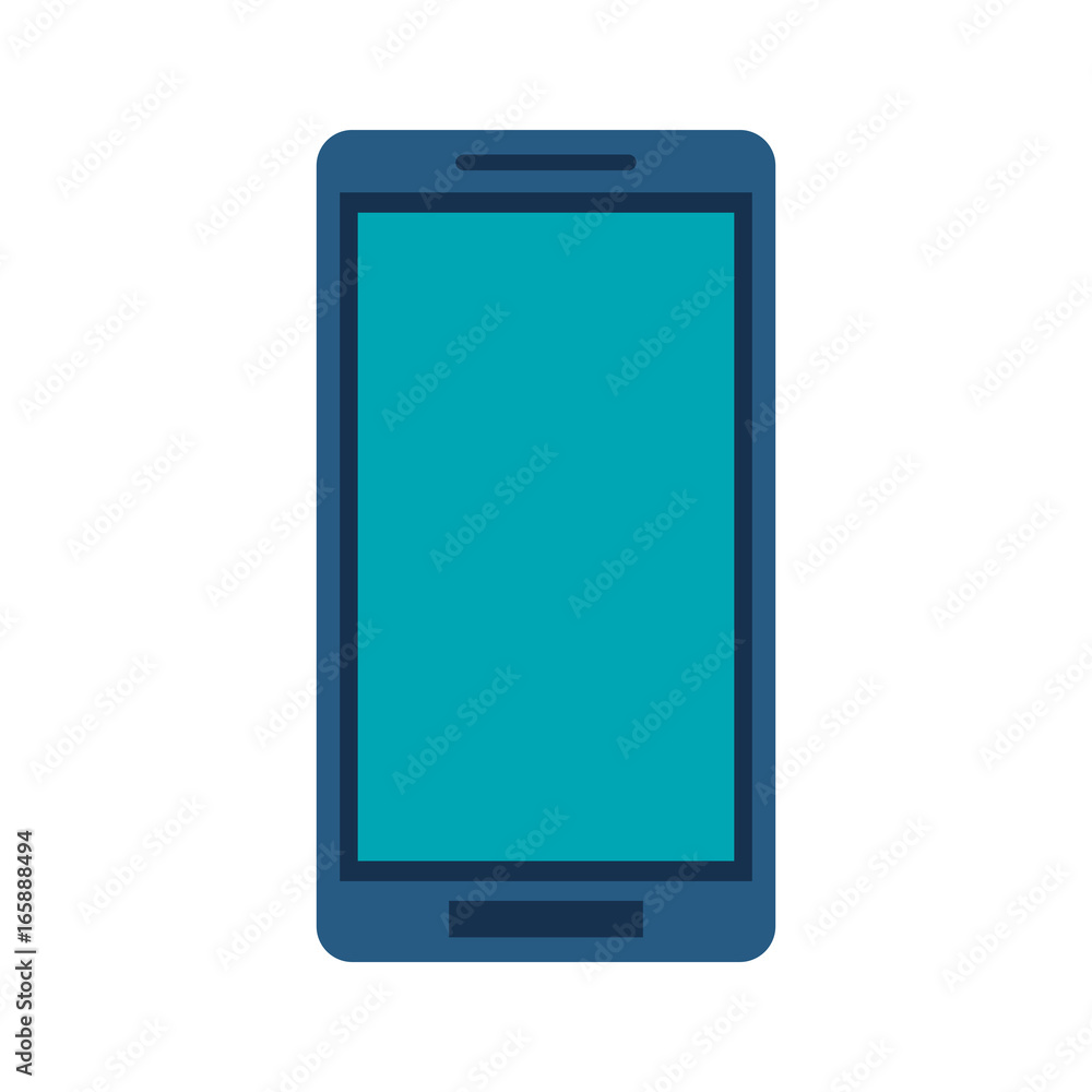 smartphone with blank screen icon image smartphone with blank screen icon image