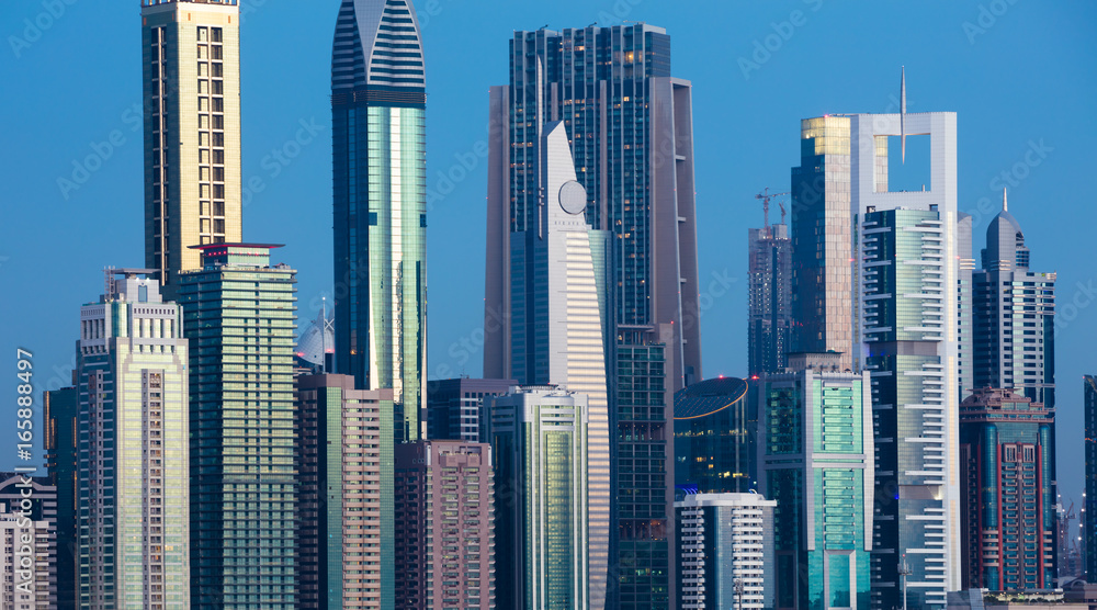 Obraz premium Dubai Skyline, UAE