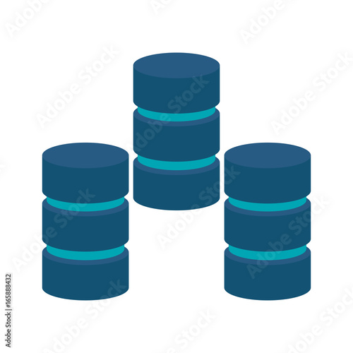 data center or web hosting icon image