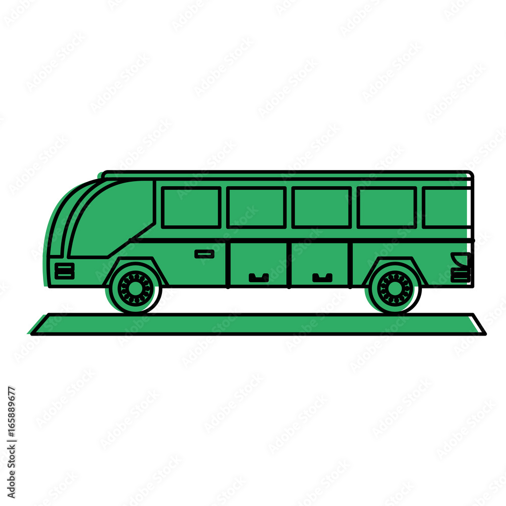 bus sideview icon image