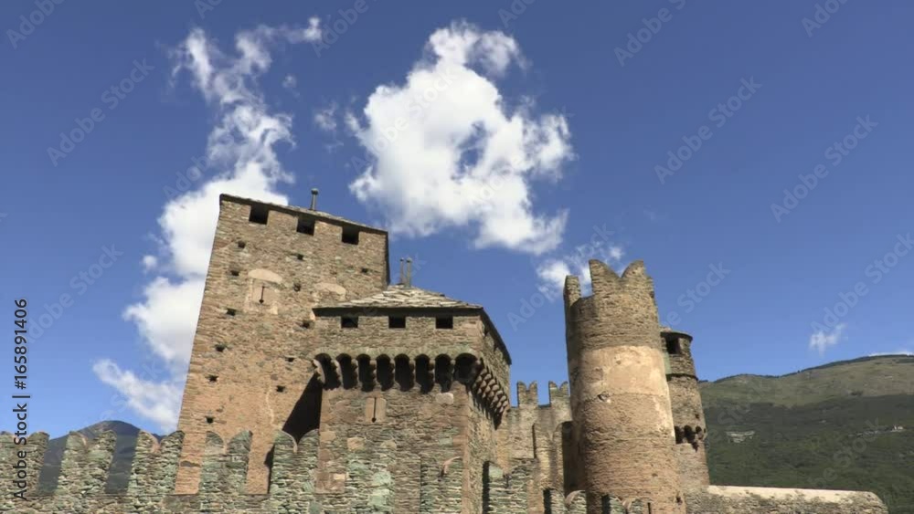 Fenis Castle, Aosta Valley, Italy Fenis Castle, Aosta Valley, Italy