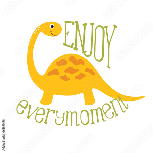 Cute dino illustration