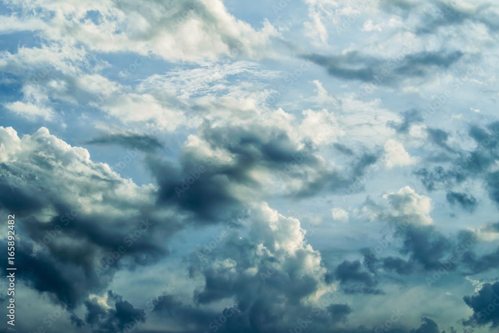 Obraz premium blue sky background