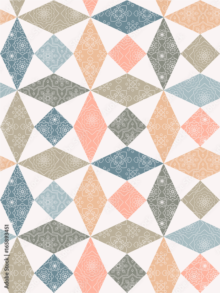 Patchwork Seamless Pattern Patchwork Seamless Pattern