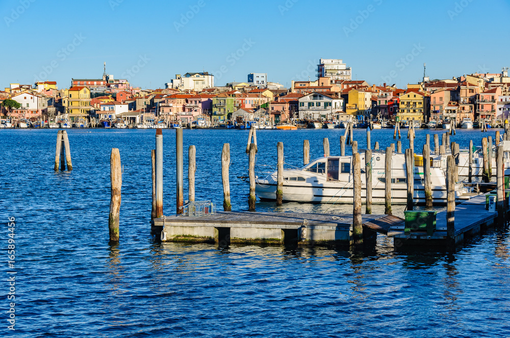 The port in Chioggia, Venice