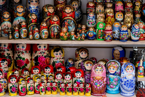 Russian souvenirs named matryoshka doll © Yakov