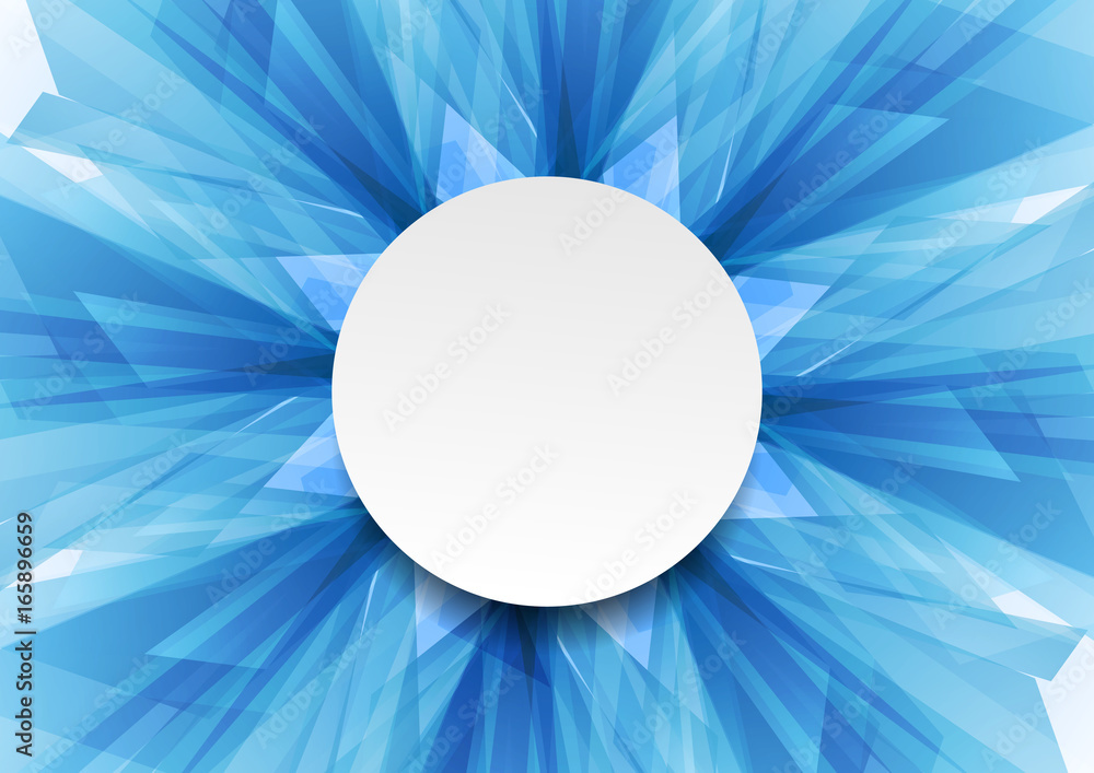 Blue bright abstract tech geometric shapes design Blue bright abstract tech geometric shapes design