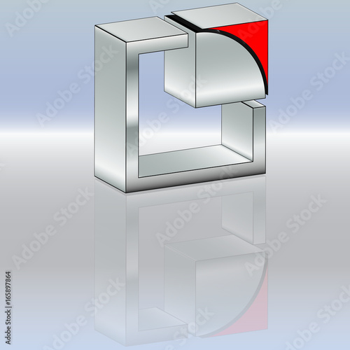 Expansionsstrategie rot 3d