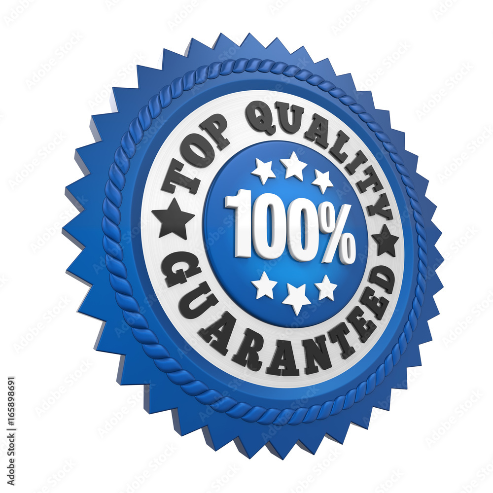Top Quality Guaranteed Label Isolated Top Quality Guaranteed Label Isolated