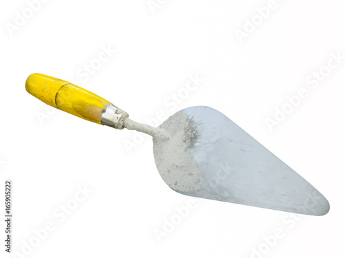 Trowel on isolated white background with clippinig path