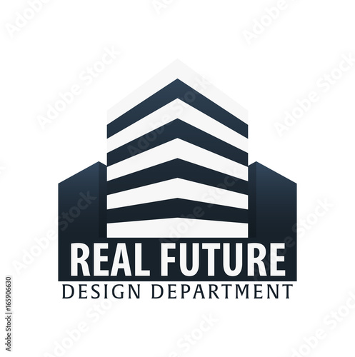 Building logo. Design department. Modern Buildings. Company icons.