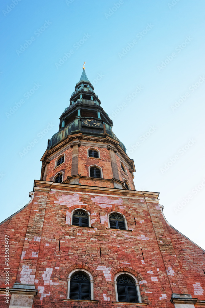 Obraz premium St Peter Church Riga Baltic