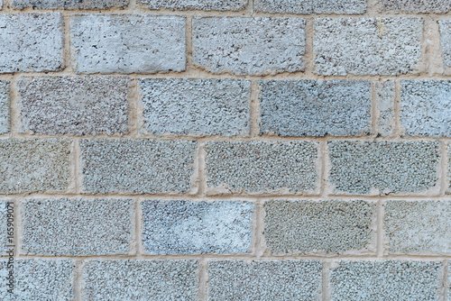 Texture of expanded clay block  background for advertising of building materials  expanded clay and concrete block