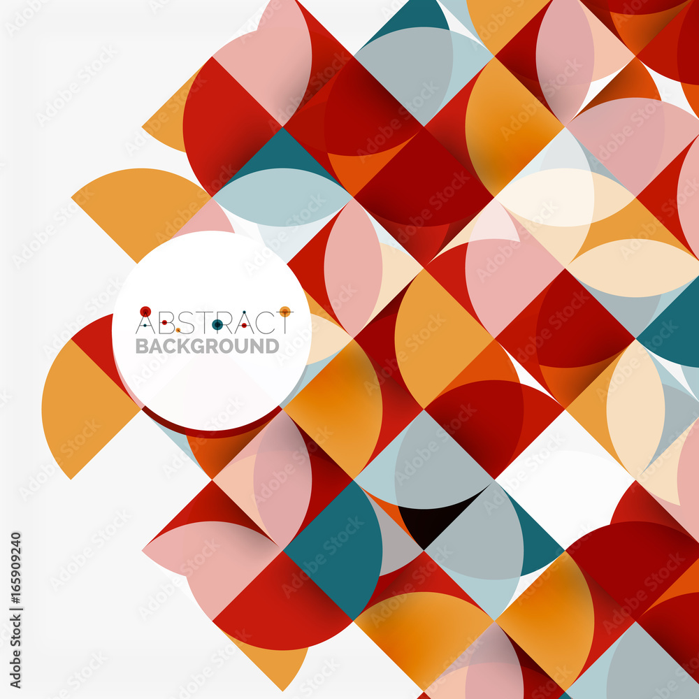 Modern geometrical abstract background circles Modern geometrical abstract background circles