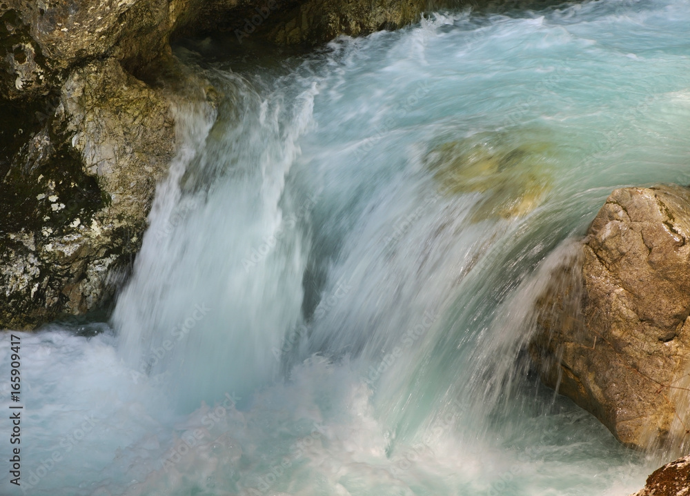 Tolminska Korita - Tolmin Gorge. Slovenia Tolminska Korita - Tolmin Gorge. Slovenia