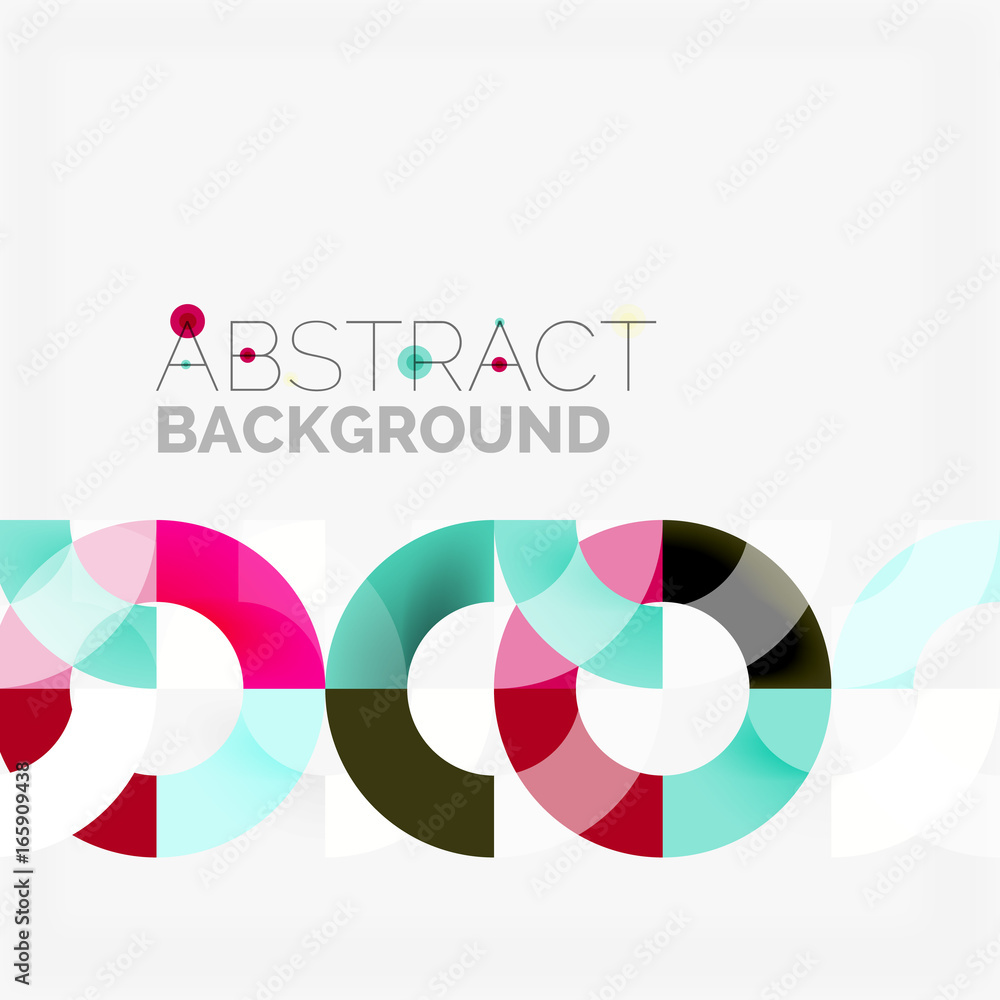 Colorful rings on grey background, modern geometric pattern design Colorful rings on grey background, modern geometric pattern design