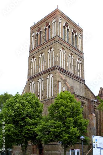 Nikolai church in Anklam, Mecklenburg-Western Pomerania photo