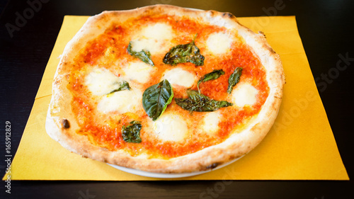 Margherita pizza in pizzeria Florence photo