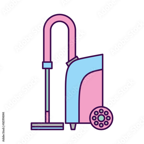 Vacuum cleaner isolated icon