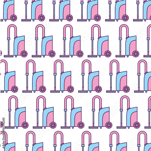 Vacuum cleaner isolated pattern