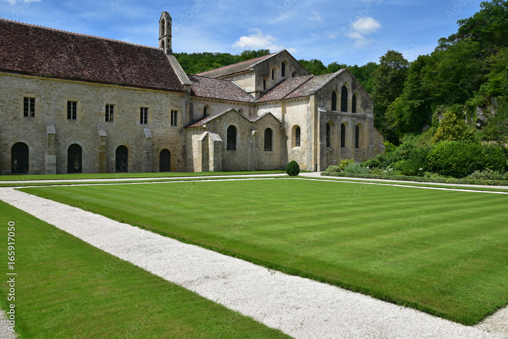 Abbaye royale cistercienne de Fontenay en Bourgogne, France
