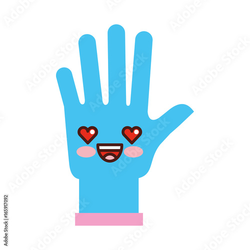 rubber gloves kawaii character