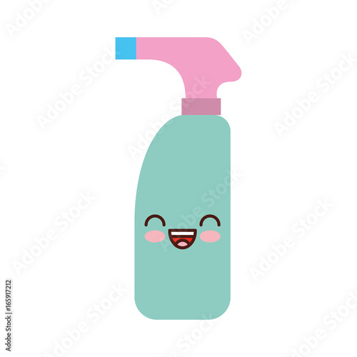 Bottle with sprinkler kawaii character