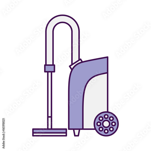 Vacuum cleaner isolated icon