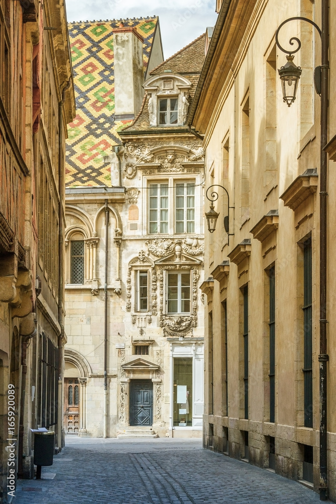 Alley in Dijon, France