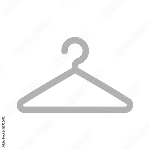 wire clothespin isolated icon