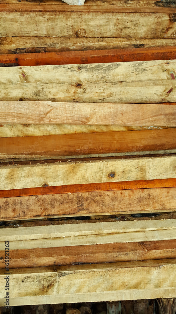 Obraz premium Carpentry. Wood planks