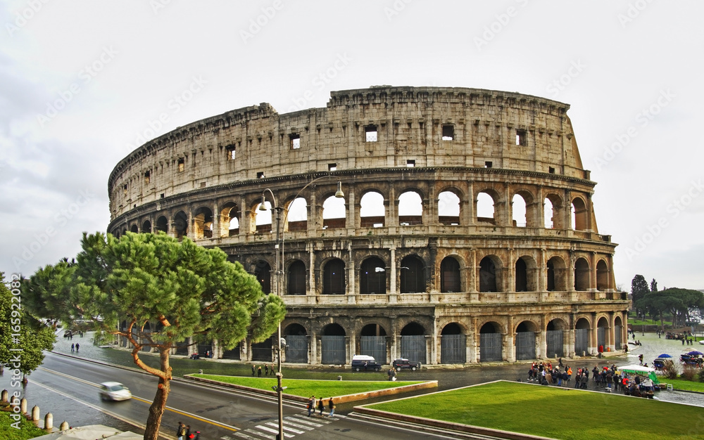 Colosseum  (Coliseum) - Flavian Amphitheatre in Rome. Italy