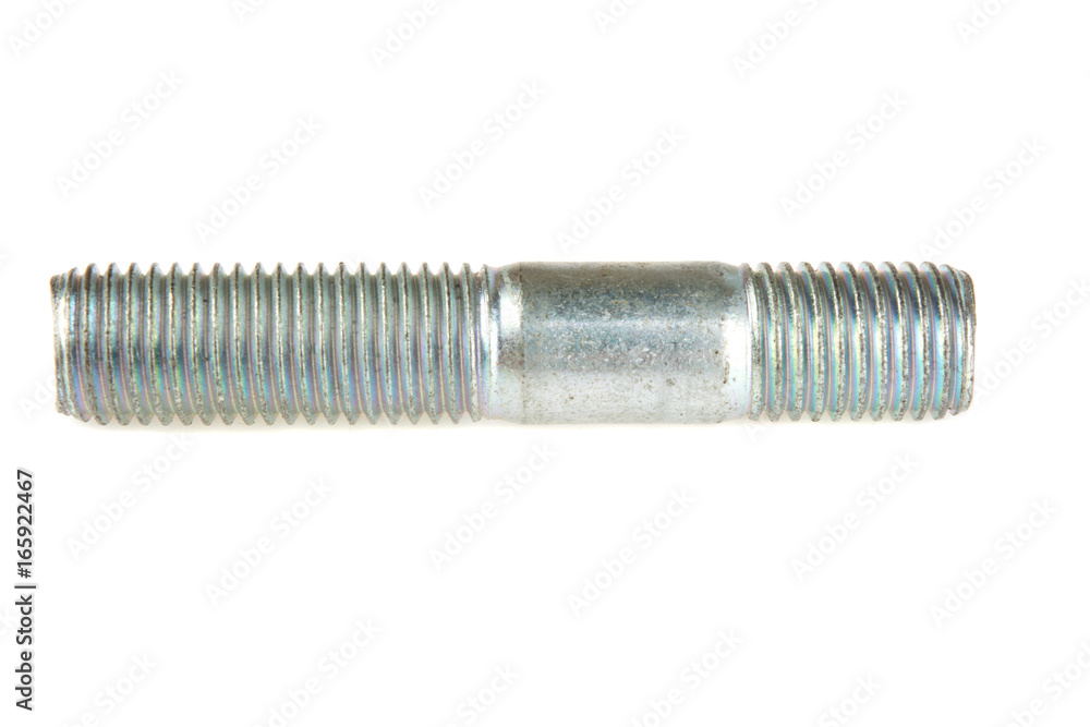 Bolt stud on white background Bolt stud on white background