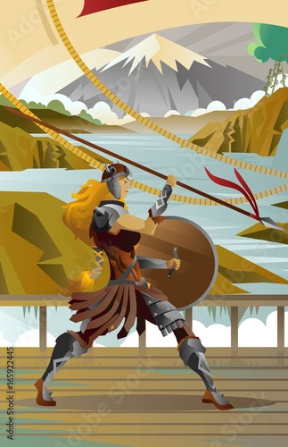 viking woman on ship