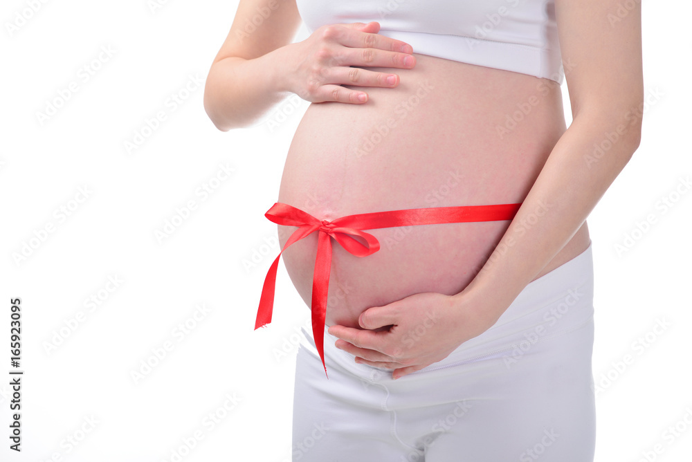 custom made wallpaper toronto digitalPregnant woman with a cream tube