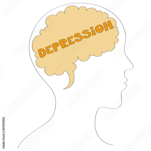 Depression vector illustration