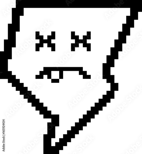 Dead 8-Bit Cartoon Lightning