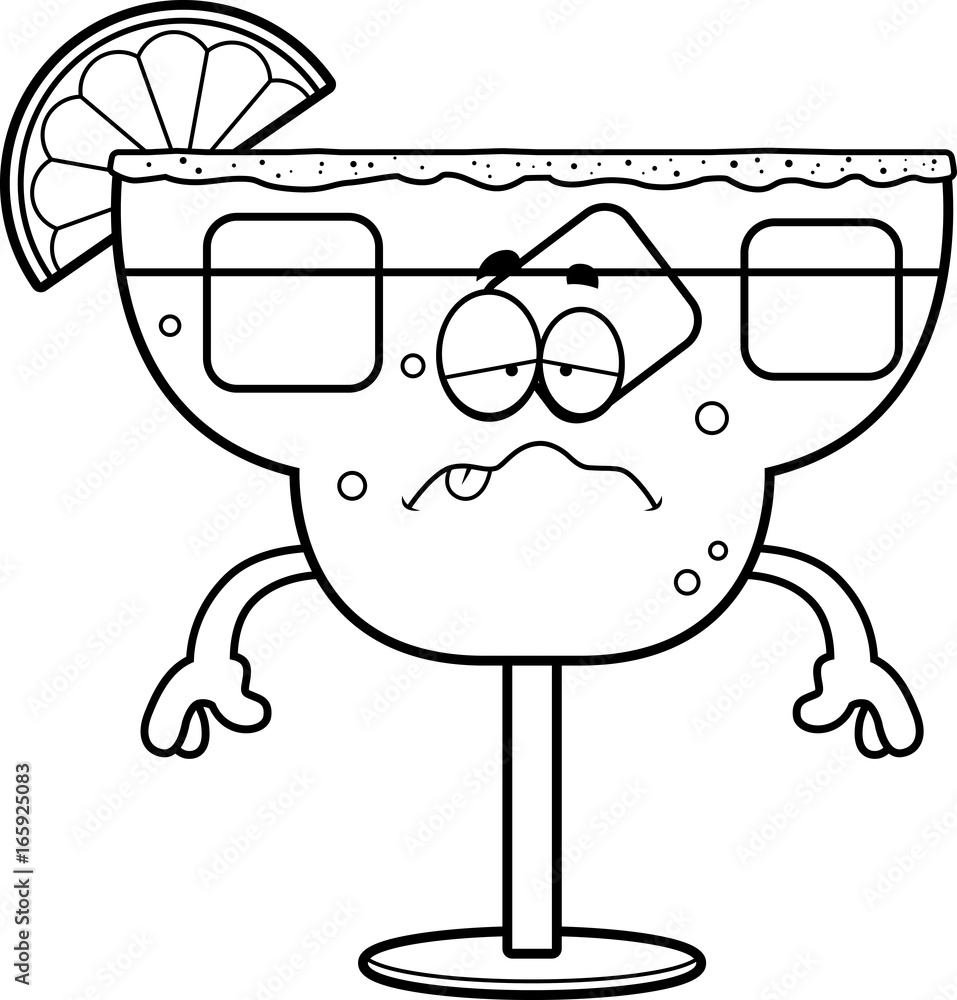Sick Cartoon Margarita Sick Cartoon Margarita