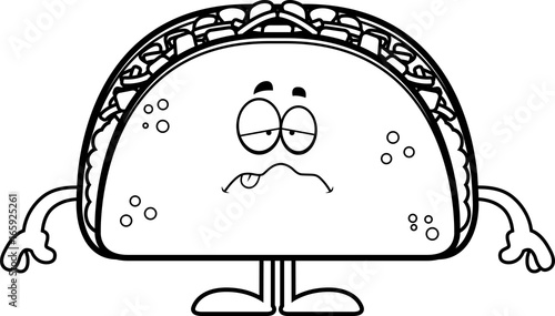 Sick Cartoon Taco