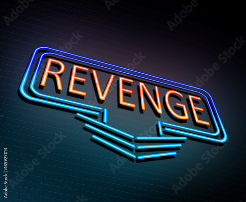 Neon revenge concept.
