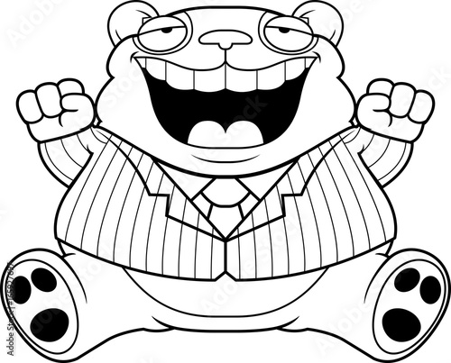 Cartoon Fat Panda Bear Suit