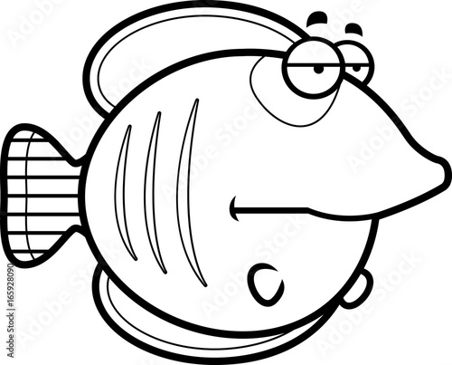 Bored Cartoon Butterflyfish