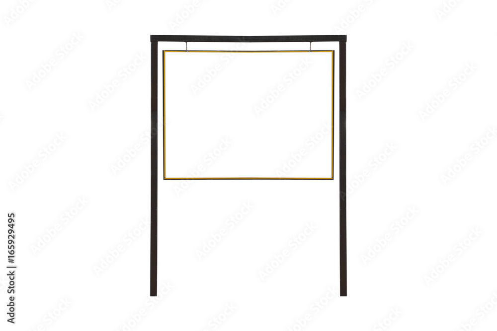 Wooden signboard with blank space isolated on white background. Wooden signboard with blank space isolated on white background.