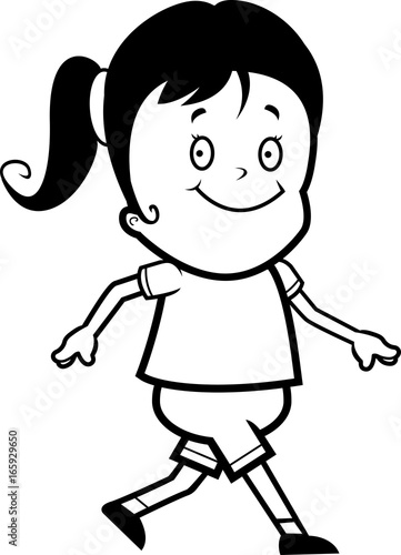 Girl Walking