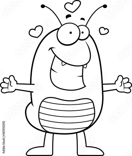 Cartoon Flea Hug